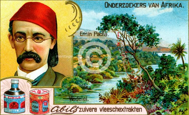 Emin Pasha, German doctor, linguist and administrator, (c1900). Artist: Unknown