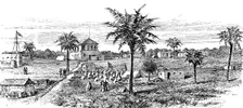 ...Emin Pasha Relief Expedition: sketches from Zanzibar - Bagamoyo...Mr. Stanley’s followers, 1890. Creator: Unknown
