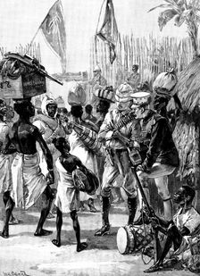 Emin Pasha Relief Expedition - Stanley’s departure from Yambuya Camp:...Final Instructions..., 1890. Creator: R. Taylor