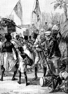 Emin Pasha Relief Expedition - Stanley’s departure from Yambuya Camp:...Final Instructions..., 1890. Creator: R. Taylor