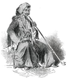 Emir Khanjar, the Prince of Baalbeck, Leader of the Insurrection of Damascus, 1850. Creator: Unknown