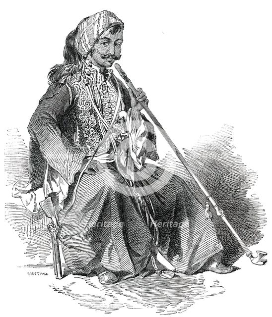Emir Khanjar, the Prince of Baalbeck, Leader of the Insurrection of Damascus, 1850. Creator: Unknown.