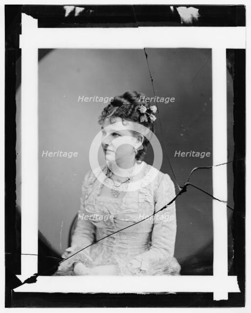 Emma Abbott, singer, between 1865 and 1880. Creator: Unknown.