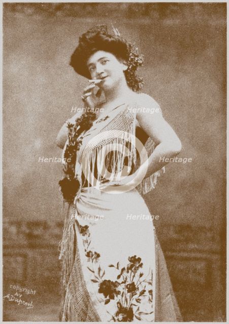 Emma Calvé as Carmen. Artist: Dupont, Aimé (1842-1900)