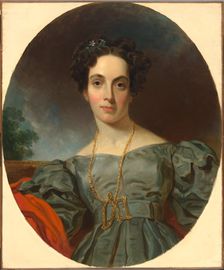 Emma Embury, c. 1832-1834. Creator: Henry Inman