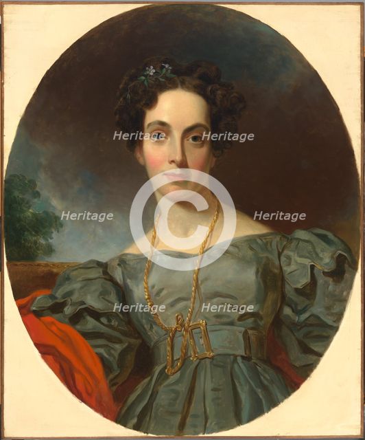 Emma Embury, c. 1832-1834. Creator: Henry Inman.