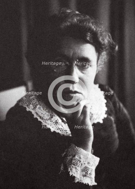 Emma Goldman, Russian-born American anarchist and agitator, early 20th century. Artist: Unknown