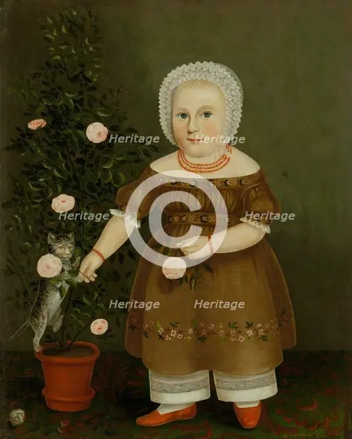 Emma Homan, ca. 1844. Creator: John Bradley.