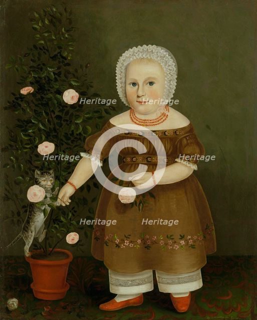 Emma Homan, ca. 1844. Creator: John Bradley.