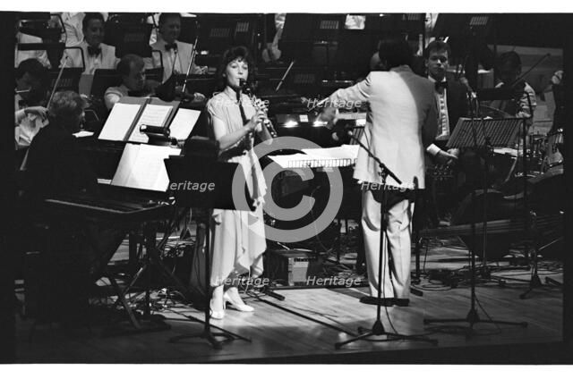 Emma Johnson, Barbican, London, 1991.  Artist: Brian O'Connor.