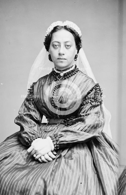Emma, Queen of Sandwich Islands, between 1855 and 1865. Creator: Unknown.
