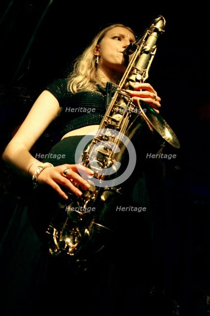 Emma Rawicz, Emma Rawicz Quintet, Verdict Jazz Club, Brighton, East Sussex, 2022. Creator: Brian O'Connor.