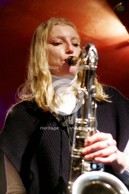 Emma Rawicz, Marco Marconi Quartet, Verdict Jazz Club, Brighton, East Sussex, 14 April 2023. Creator: Brian O'Connor.
