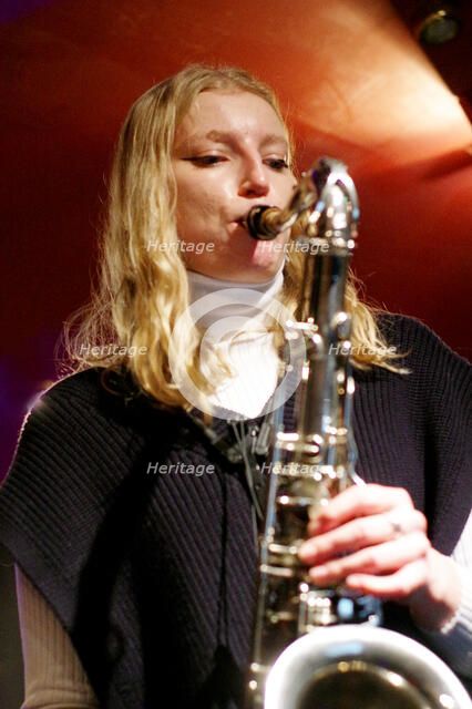 Emma Rawicz, Marco Marconi Quartet, Verdict Jazz Club, Brighton, East Sussex, 14 April 2023. Creator: Brian O'Connor.