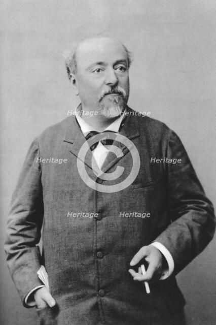 Emmanuel Chabrier (1841-1894), French Romantic composer and pianist. Creator: Benque.