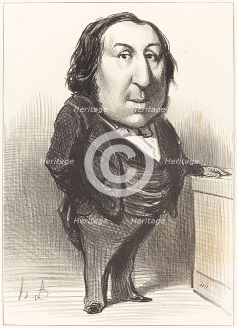 Emmanuel Arago, 1848. Creator: Honore Daumier.