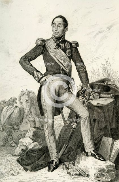 Emmanuel de Grouchy, marquis de Grouchy, 1804, (1839). Creator: Geille.