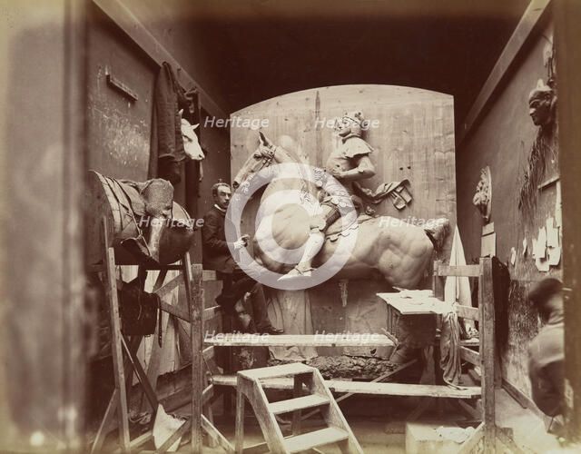 [Emmanuel Frémiet], 1880s-90s. Creator: Possibly by Edmond Bénard (French, 1838?1907).