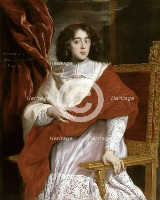 Emmanuel-Théodose de La Tour d'Auvergne (1643-1715), cardinal de Bouillon, 1669. Creator: Gaulli (Il Baciccio), Giovanni Battista (1639-1709).