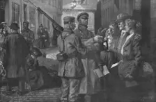 Emmenes en esclavage; les enlevements de la semaine sainte de 1916 dans nos villes..., 1916. Creator: Unknown