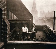 Emmeline and Christabel Pankhurst, British suffragettes, London, 12 October 1908
