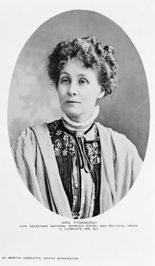 Emmeline Pankhurst, c1909. Creator: Unknown