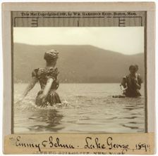Emmy and Selma, Lake George, 1899. Creator: Alfred Stieglitz