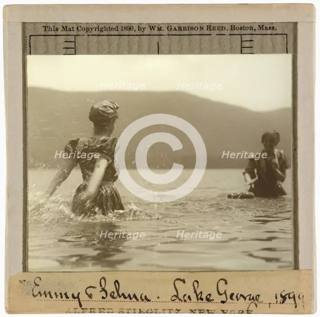Emmy and Selma, Lake George, 1899. Creator: Alfred Stieglitz.