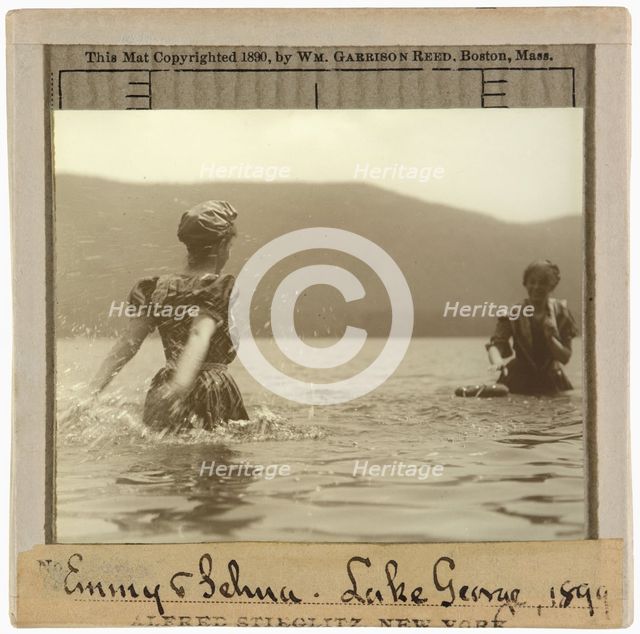 Emmy and Selma, Lake George, 1899. Creator: Alfred Stieglitz.