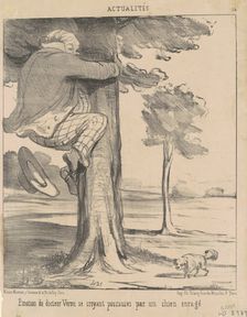 Émotion du docteur Véron ..., 19th century. Creator: Honore Daumier
