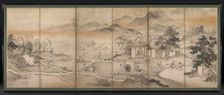 Emperor Yao Visiting Yu Chonghua, mid- to late 1600s. Creator: Kusumi Morikage (Japanese, c. 1620-c. 1690)