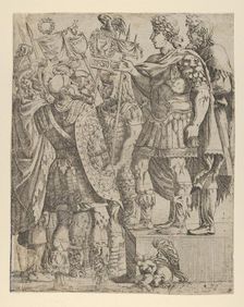Emperor addressing his Soldiers, ca. 1542-45. Creator: Antonio Fantuzzi