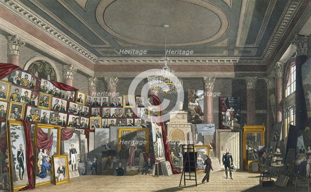 Emperor Alexander I in the studio of George Dawe in the Winter Palace.