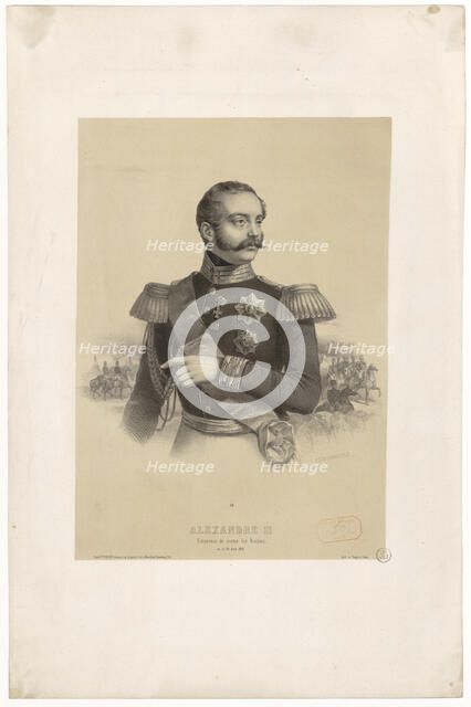 Emperor Alexander II (1818-1881), 1855.