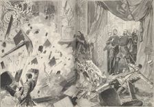 Emperor Alexander II after the explosion, evening of February 17, 1880. Creator: De Haenen, Frédéric (1853-1928)