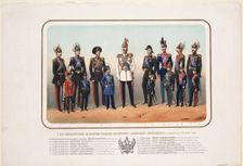 Emperor Alexander II in the gala uniform of the Life Guard Cavalry Regiment, 1856. Artist: Anonymous