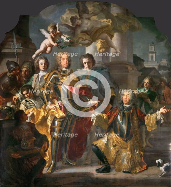 Emperor Charles VI and Count Althann (Althann Giving to Charles the Inventory of the Paintings in th