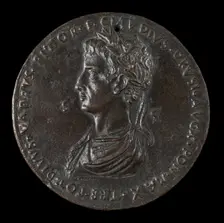 Emperor Claudius, 10 B.C.-54 A.D., Emperor 41-54 [obverse], c. 1440s/1450s. Creator: Varrone Belferdino