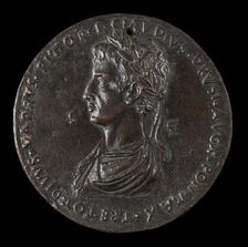 Emperor Claudius, 10 B.C.-54 A.D., Emperor 41-54 [obverse], c. 1440s/1450s. Creator: Varrone Belferdino