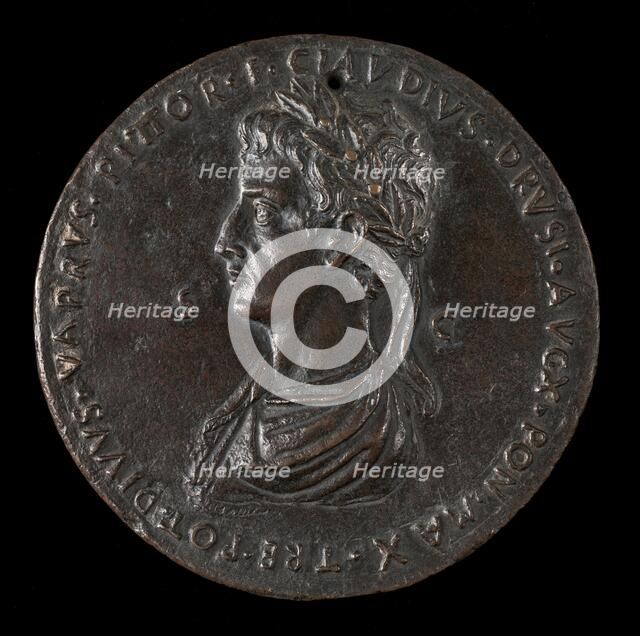 Emperor Claudius, 10 B.C.-54 A.D., Emperor 41-54 [obverse], c. 1440s/1450s. Creator: Varrone Belferdino.