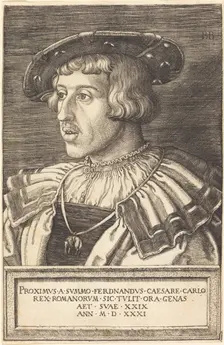 Emperor Ferdinand I, 1531. Creator: Barthel Beham
