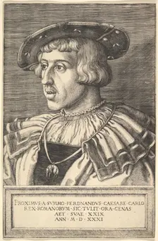 Emperor Ferdinand I, 16th century. Creator: Barthel Beham