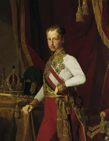 Emperor Ferdinand I of Austria, 1839. Creator: Ferdinand Georg Waldmuller