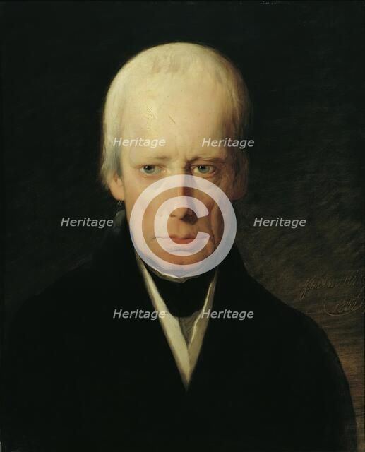 Emperor Franz I of Austria, 1832. Creator: Friedrich von Amerling.