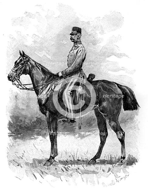 Emperor Franz Josef of Austria, 1892. Artist: Unknown