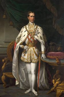 Emperor Franz Joseph I, 1869. Creators: Franz Josef I, Franz Russ the Younger