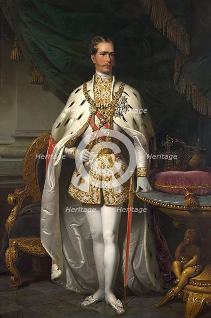 Emperor Franz Joseph I, 1869. Creators: Franz Josef I, Franz Russ the Younger.