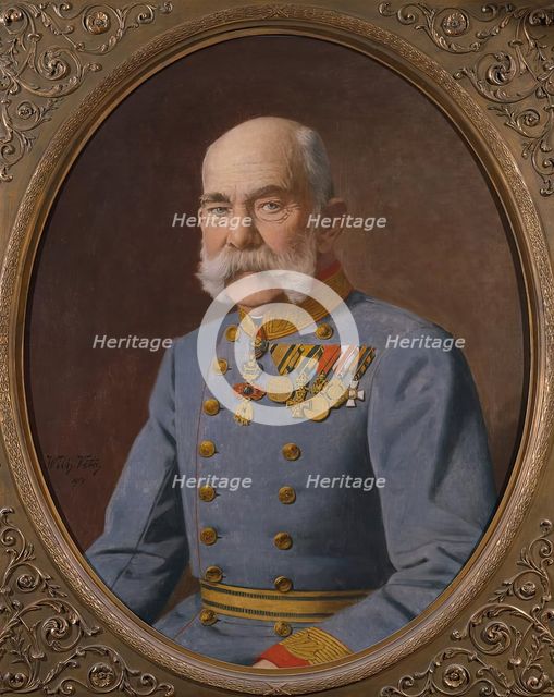 Emperor Franz Joseph I, 1914. Creator: Wilhelm A Vita.