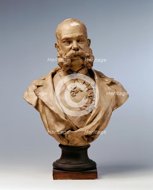 Emperor Franz Joseph I, around 1890. Creator: Stefan Schwartz.
