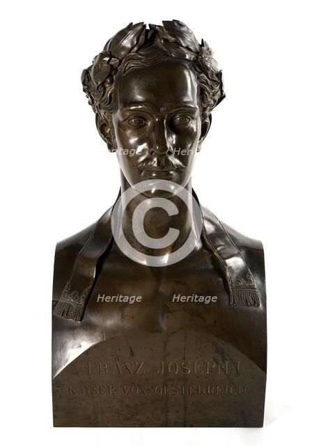 Emperor Franz Joseph I at the age of 23, 1853. Creator: Anton Dominik Fernkorn.